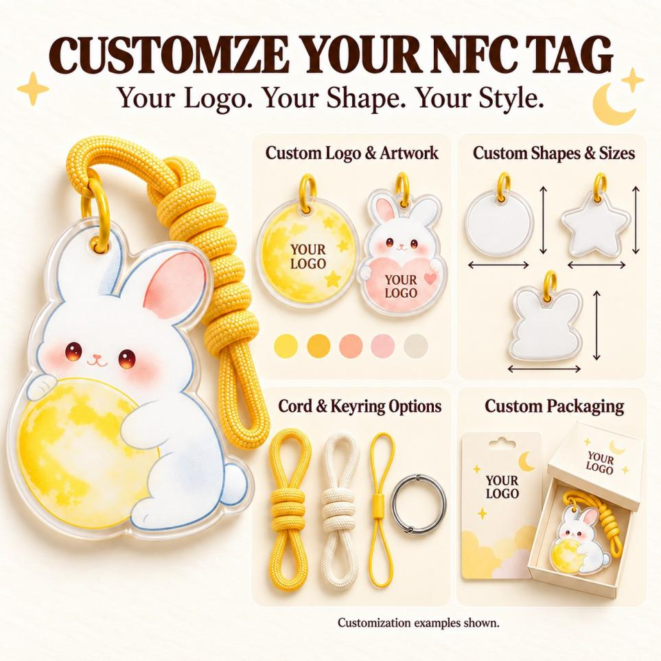 LED NFC Epoxy Tag 1