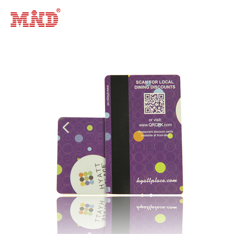 China Customized full color printing magnetic stripe card factory 