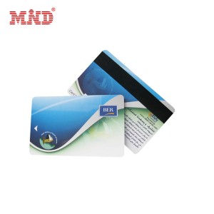 Magnetic stripe hotel keycard